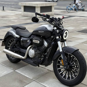 Moto de voyage rétro Benda Gray Stone 300CC JSJ250-2 Prince Car King Kira pour hommes et femmes, mobilité 250, vitesse 199 km/h - Product Image 2