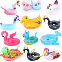 Anneau de siège d'eau gonflable en PVC Offre Spéciale en usine pour enfants avec motif animal de canard écologique en stock