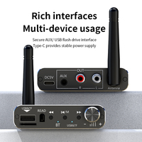 Récepteur audio stéréo HIFI sans fil 5.4 avec adaptateur AUX 3.5MM RCA USB Type-C U-Disk pour séparateurs et convertisseurs vidéo