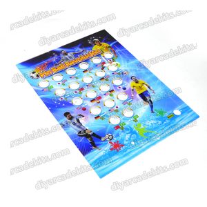 Accesorios DIY para Máquina de <span class=keywords><strong>Pinball</strong></span> Personalizada, Piezas con Patrón de Acrílico para Máquina de Juego de <span class=keywords><strong>Pinball</strong></span> Operada por Monedas, Juego <span class=keywords><strong>Arcade</strong></span> de 6 Bolas - Product Image 5