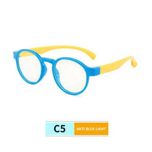 新しいファッションユニセックスTPEEキッズベビーブルーライトカットメガネフレーム、子供と幼児向けの柔軟なブルーライトカットメガネ - Product Image 6