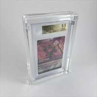 Support acrylique de support de cas de carte à collectionner de dalle de carte graduée de sports de résistance UV pour la dalle de carte graduée PS-A CGC BGS ACE