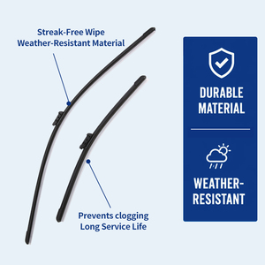 YL00372180 YL00372280 Set di Spazzole Tergicristallo Piatte per <span class=keywords><strong>Peugeot</strong></span> 4008 <span class=keywords><strong>5008</strong></span> 2016-2023 28+17 Pollici - Product Image 4