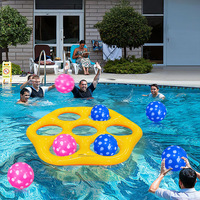 Nouveaux accessoires de jeu aquatique d'extérieur, jeu de piscine interactif, anneau en PVC gonflable