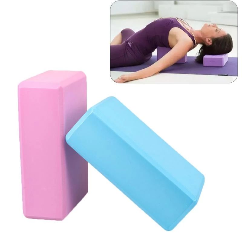 Tapis Pilates Overmont - Lot De 2 Blocs De Yoga En Liège + Sangle - Pour Yoga, Pilates Et étirements 23x15x7.6cm Tappetino Yoga