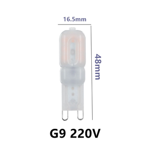 Ampoules LED <span class=keywords><strong>COB</strong></span> G9 2W 200 lumens Dimmables Culot <span class=keywords><strong>T4</strong></span> G9 120V 220V Blanc Chaud Ampoule <span class=keywords><strong>COB</strong></span> Cristal Sans Scintillement pour Éclairage Domestique - Product Image 5