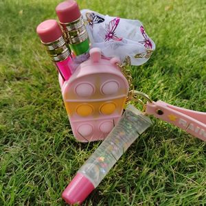 Base de brillo de labios, llavero de acrílico líquido 2021, Amazon Kids, haz mi propio llavero, Cosméticos Naturales, lápiz labial, venta al por mayor, brillo de labios - Product Image 6