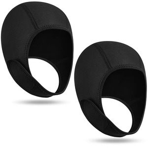 Berretto da sub in Neoprene da 2.5mm con cinturini per il mento per lo Snorkeling e il surf con Logo personalizzato - Product Image 2
