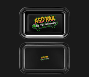 Bandeja Metálica Redonda con Acabado Brillante, Color y Tamaño Personalizados, Accesorios para Fumar Hierbas y Tabaco, Venta al por Mayor, Logotipo Personalizado - Product Image 3