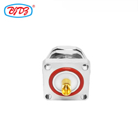 Connecteur RF Coaxial L29 7/16 DIN Mâle à Soudure sur Panneau, 25mm*25mm, à Bride, pour Montage sur Panneau - Fourniture Directe Usine