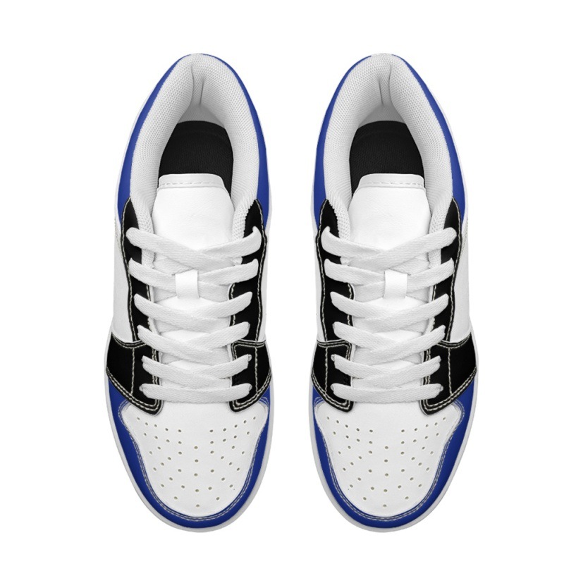azul con blanco