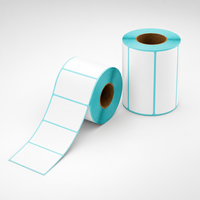 Papier thermique pour étiquettes de pesage électronique, impression d'étiquettes de prix à code-barres, adhésif puissant, rouleau personnalisé avec logo