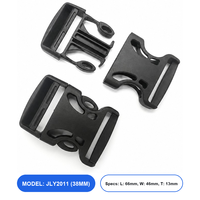 Boucle à dégagement latéral réglable en plastique professionnel de 20 mm - Sûre, robuste et écologique pour sacs à dos et bagages