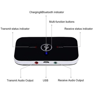 For 5.0 Adapter Receiver Transmitter <b>AUX</b> RCA Audio Converter Wireless Stereo Made in Italy - Product Image 6