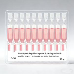 Copper Peptide AmpouleSoothing Anti-Aging Serum - Peptides Firm &amp; Soothe Dry Dehydrated <strong>Skin</strong> OEM/ODM Available - Product Image 2