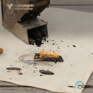 Canvas Fire Starter <b>Mat</b> for Campfire Outdoor Camping All Seasons Use - Product Image 3