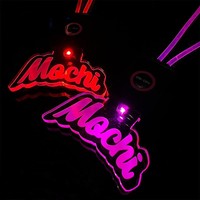 Tali Leher LED Nylon Multi Warna Berkedip untuk Dukungan Penggemar Acara Konser KPOP dengan Logo Kustom Sincen, Grosir Lanyard LED