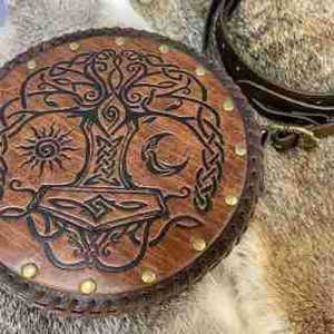 Viking nổi Crossbody Túi wjf43 phức tạp cây của cuộc sống thiết kế cosplay Túi vai cho trang phục bên và các sự kiện - Product Image 6