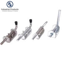 Loquet de sécurité à ressort robuste pour portail coulissant, en acier inoxydable, avec loquet à ressort, pour porte, armoire