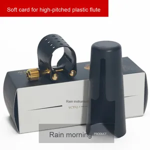 <span class=keywords><strong>Yu</strong></span> <span class=keywords><strong>Chen</strong></span> Saxophone Soprano Embouchure Ligature Fibre De Verre Pickup Soft Card BB 1RVS Bakélite - Product Image 2