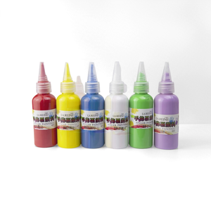 Peinture au doigt lavable pour enfants Peinture au doigt sûre et non toxique pour les tout-petits de 1 à 6 ans Fournitures d'art pour tout-petits Peinture à la <span class=keywords><strong>gouache</strong></span> - Product Image 1