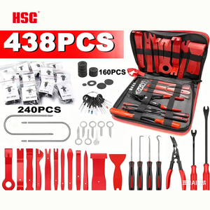 Kit d'outils de démontage de garnitures de voiture HSG 238 <span class=keywords><strong>pièces</strong></span>, kit universel de démontage de tableau de bord, de panneaux de porte et d'intérieur de véhicule - Product Image 5