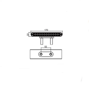 Grande base à vis étanche IP65 multi-fonction avertissement de danger de véhicule tout-terrain LED lumière de camion remorque double face - Product Image 5