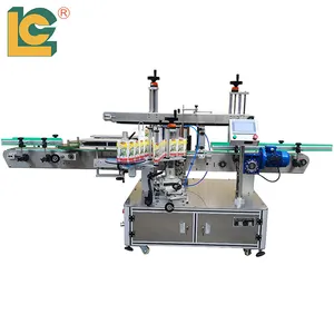 Automatic Labelling Machine for Wine Glass Bottle Double Size Cylindrical Labelling Machine with PLC Control System