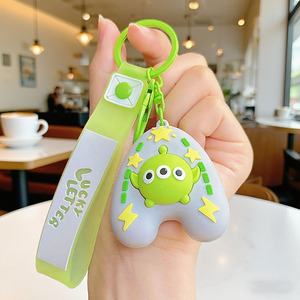 Llavero con Colgante de Animal de Dibujos Animados, Nuevo, con Letras, Lindo, de Ojos Grandes, Bebé Buzz Lightyear, Llavero para Coche, Pequeño Regalo - Product Image 5