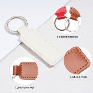 Hot Sale <b>Personalized</b> Multi-Colors Pu Leather Custom Logo Souvenir <b>Keychain</b> for Promotion Gifts - Product Image 3