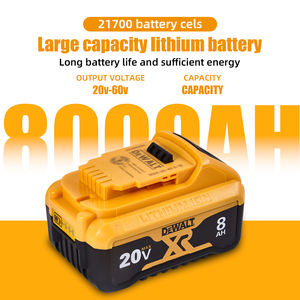 Batería de Repuesto <span class=keywords><strong>Dewalt</strong></span> de 20V 8.0Ah con Celdas 21700 - Compatible con DCB200 DCB204 DCB205 DCB206 - Protección contra Sobrecarga - Product Image 6