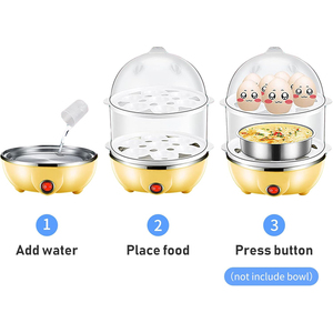 Appareils de cuisine électroménagers portables, mini cuiseur à œufs automatique, bouilloire à œufs électrique, cuiseur vapeur pour œufs - Product Image 2
