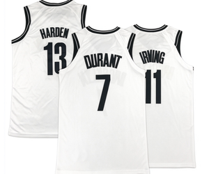 Maillot de basket-ball Brooklyn Harden 13 Durant 7 Irving 11 Unisexe, imprimé par transfert thermique, en tissu mesh respirant, débardeur sans manches - Product Image 1