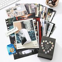 29 pièces par paquet d'éléments décoratifs Série Twilight : éléments de collage décoratifs légèrement rétro