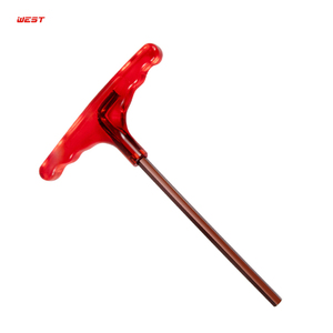 Set di chiavi esagonali <span class=keywords><strong>a</strong></span> T WEST di alta qualità in acciaio S2, metriche <span class=keywords><strong>da</strong></span> 1,5 mm <span class=keywords><strong>a</strong></span> <span class=keywords><strong>10</strong></span> mm, con finitura ossido rosso per uso industriale OEM - Product Image 2