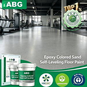 Vernice Epossidica Autolivellante per Pavimenti <span class=keywords><strong>con</strong></span> Sabbia Colorata, Resistente ai Raggi UV e all'Acqua, <span class=keywords><strong>con</strong></span> Grana di Sabbia Anti-Invecchiamento, Rivestimento per Pavimenti in Resina Epossidica Resistente allo Sbiadimento - Product Image 2