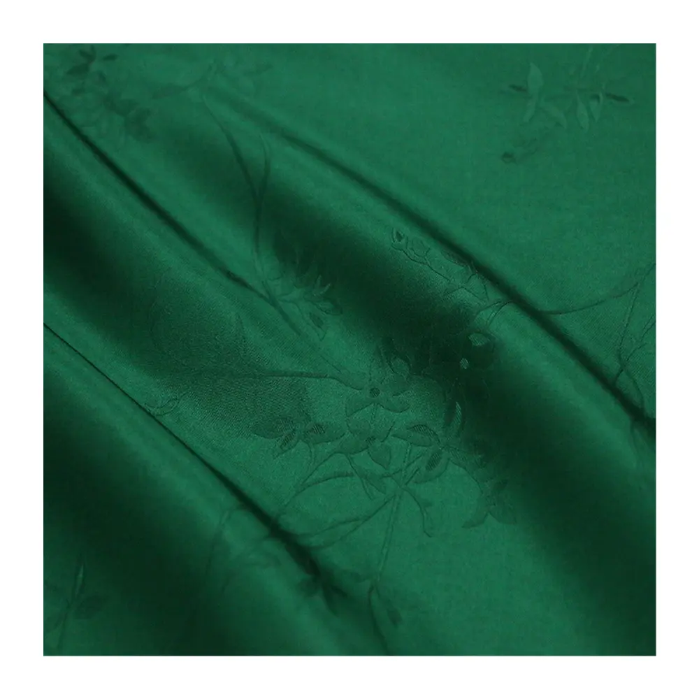Costume en soie mûre pour costume chinois, tissu vert en jacquard chinois, cheongsam, nouvelle collection 2022