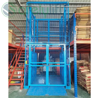 EN TOUTE SÉCURITÉ Entrepôt Industriel Hydraulique Rail De Guidage Vertical Ascenseur De Marchandises Prix Ascenseur De Fret