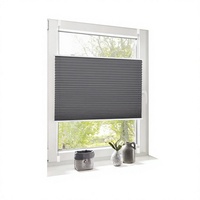 Store plissé sans perçage Klemmfix Anthracite L 35 x H 120 cm Aluminium Plastique Polyester Protection Solaire Montage Facile