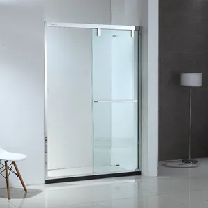 Modern Shower Screen Kandang Kamar Mandi Kaca Geser Seluruh Pintu Kamar Mandi