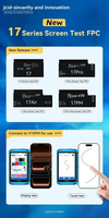 JCID V15 V15PM Alat Uji Layar Sentuh LCD Profesional untuk iPhone & Android, Alat Pengujian Gambar Skala Abu-abu Layar Sentuh MIPI EDP
