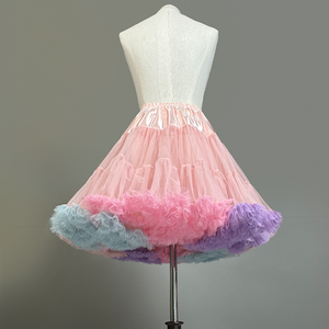 Jupe évasée <span class=keywords><strong>rose</strong></span> de luxe pour femmes robe de ballet Tutu <span class=keywords><strong>en</strong></span> <span class=keywords><strong>Tulle</strong></span> gonflé avec sous-jupe à volants adultes Tully Mini jupe <span class=keywords><strong>jupon</strong></span> - Product Image 6
