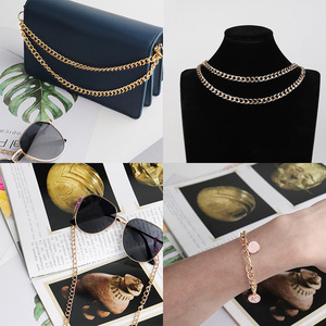 Cadena de Aluminio en Rollo, Disponible en Stock |   Rollo de 5 Metros en Varios Tamaños y Estilos para Correas de Bolsos y Asas de Cadena Personalizadas para Carteras - Product Image 4