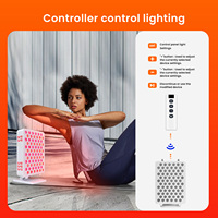 IDEATHERAPY Terapi Cahaya Merah Terbaru Tipe Standing 8/9 Spektrum Opsional, Panel Terapi Cahaya Merah LED untuk Perawatan Harian