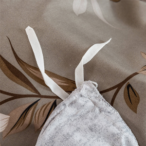 <span class=keywords><strong>Funda</strong></span> de edredón y <span class=keywords><strong>funda</strong></span> de almohada de tres piezas con estampado de plantas y flores europeas y americanas, juego de cama para uso doméstico y de boda - Product Image 6