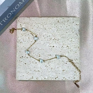 Catena di Perle con Cristalli Naturali di Tormalina, Granato e Fragola, Pietra Frantumata, Placcata in Oro 14K, per Gioielli Fai-da-Te - Product Image 2