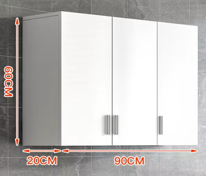 <span class=keywords><strong>Pensile</strong></span> da <span class=keywords><strong>Cucina</strong></span> Sospeso, Mobile Contenitore da Parete per Balcone, Credenza per Sala da Pranzo, Armadietto da Bagno a Muro - Product Image 4