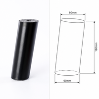 Pieds de meubles en plastique noir pour armoire de cuisine, canapé-lit, armoire, meubles d'extérieur, pieds de protection pour le sol pour la maison et le bureau