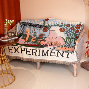 Couverture de tapisserie tissée de tapis de pique-nique d'expérience de flore de haute qualité pour le <span class=keywords><strong>camping</strong></span> - Product Image 6