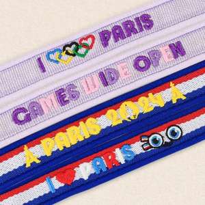 Bracelet d'amitié ajustable tressé avec pompon, commémoratif pour événements sportifs, matchs de football, jeux de basketball, bracelet de sport - Product Image 2